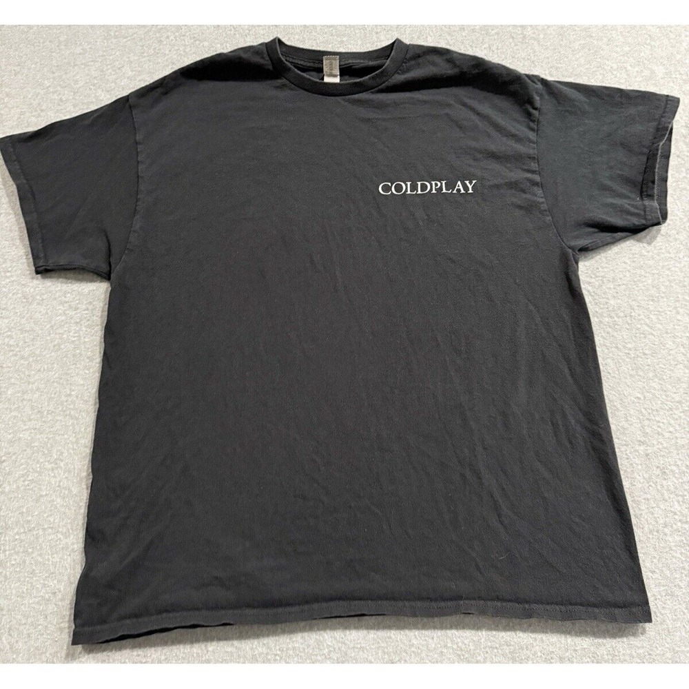 COLDPLAY Rock Band "Loaders" - T-shirt - XL Black Authentic, not reprint Couple